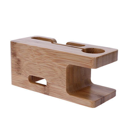 Bamboo Charger Stand Base
