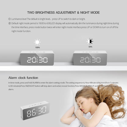 Children's Alarm Clock Led Electronic Clock