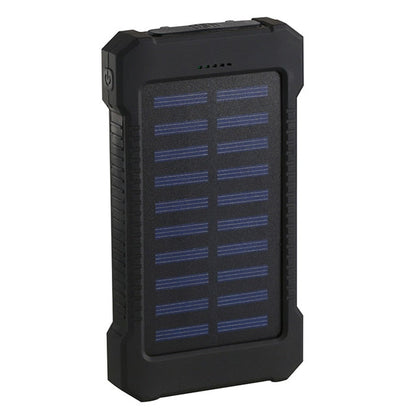 For Smartphone with LED Light Solar Power Bank Waterproof