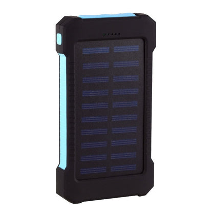 For Smartphone with LED Light Solar Power Bank Waterproof