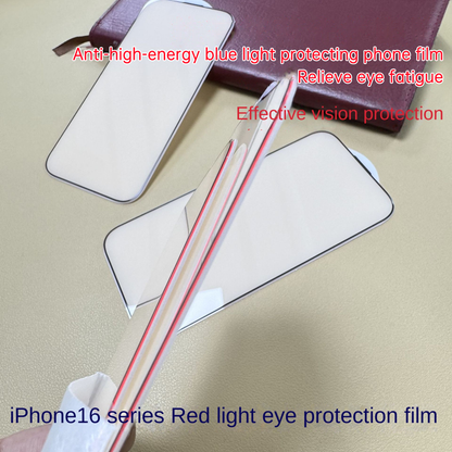 Protective Red Light Blocking Tempered Glass Film